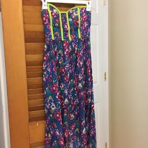 High to Low Floral Dress